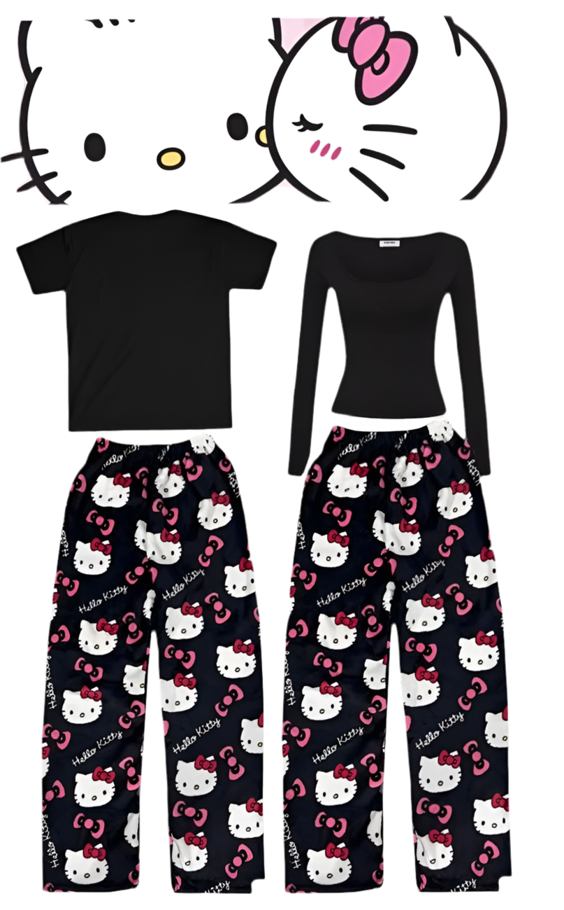 Super comfortable hello kitty X Spider-Man pyjama pants