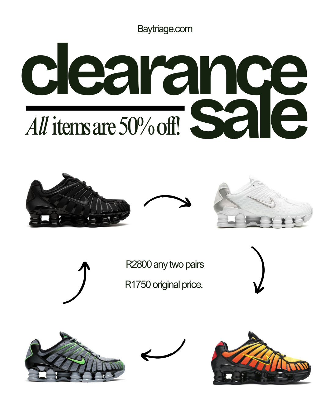 Any 2 Nike Air Max Plus
