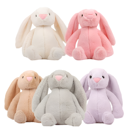 Kawaii Bunny Plush Toys Soft Stuffed Animal - Pink