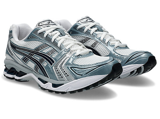 ASICS GEL-KAYANO 14 WHITE / FJORD GREY FULLY BOXED