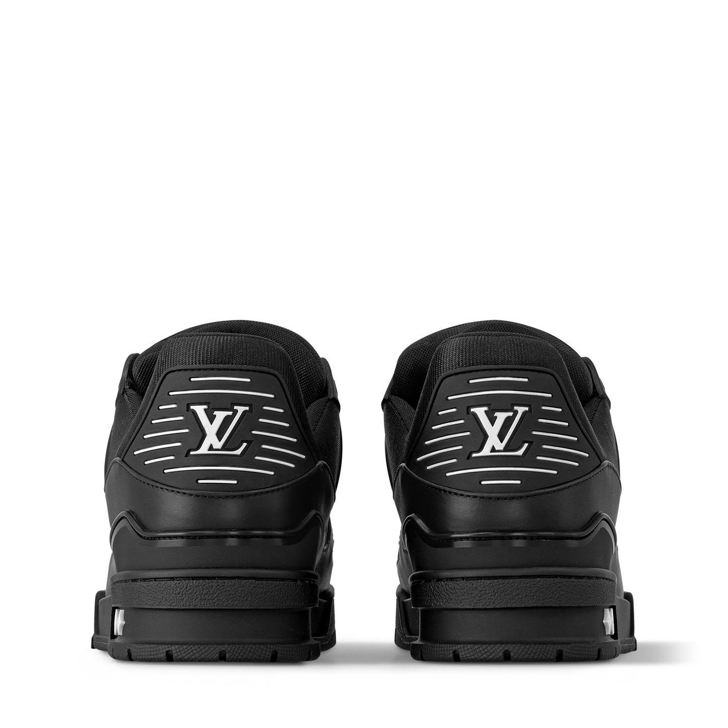 LOUIS VUITTON LV TRAINER WHITE BLACK FULLY BOXED