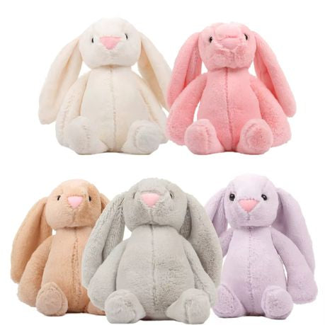 Kawaii Bunny Plush Toys Soft Stuffed Animal - Pink