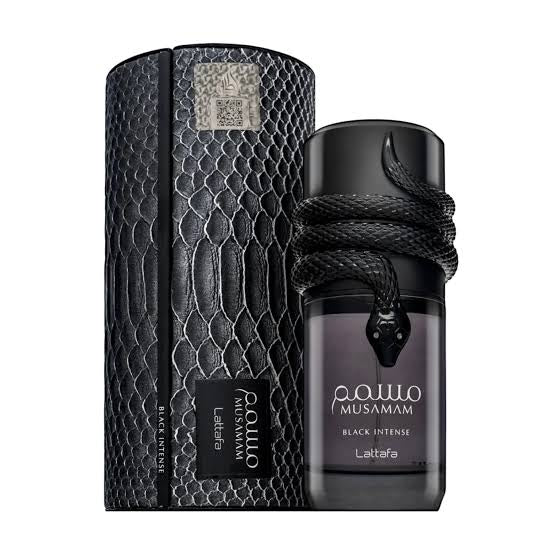 Lattafa Musamam Black Intense 100 ml Eau De Parfum Woody Aromatic scent