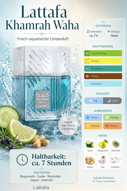 Lattafa Khamrah Waha 100ml EDP